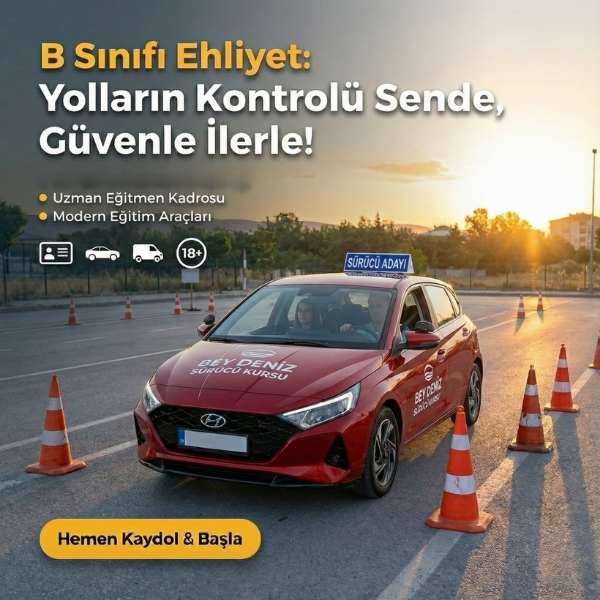 B Sınıfı Ehliyet (Otomobil) görseli
